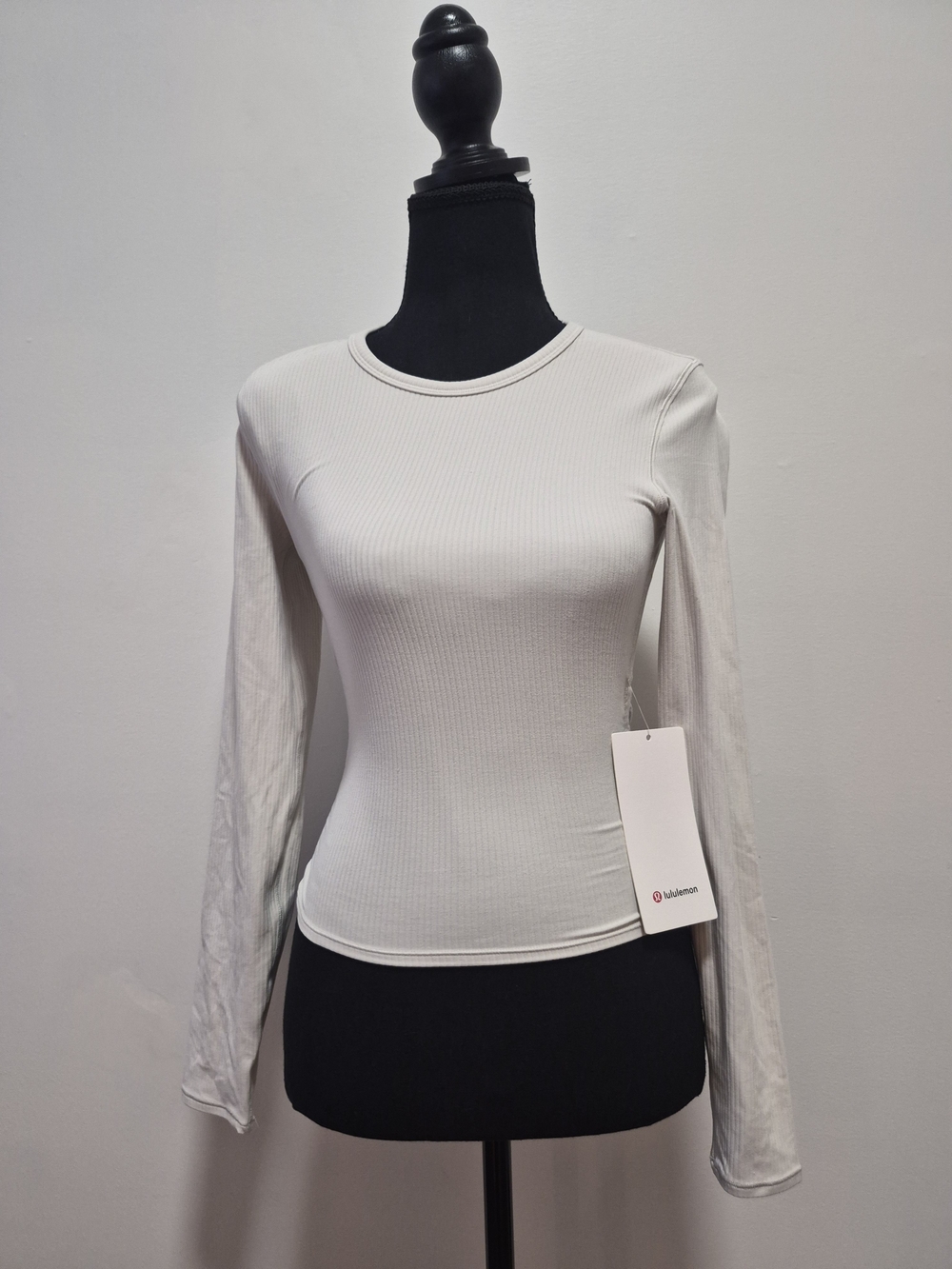 Lululemon All It Takes Back-Twist Long-Sleeve Ribbed Crewneck Top
